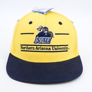 Vintage The Game NAU Northern Arizona University Lumberjacks Split Bar Hat NWT